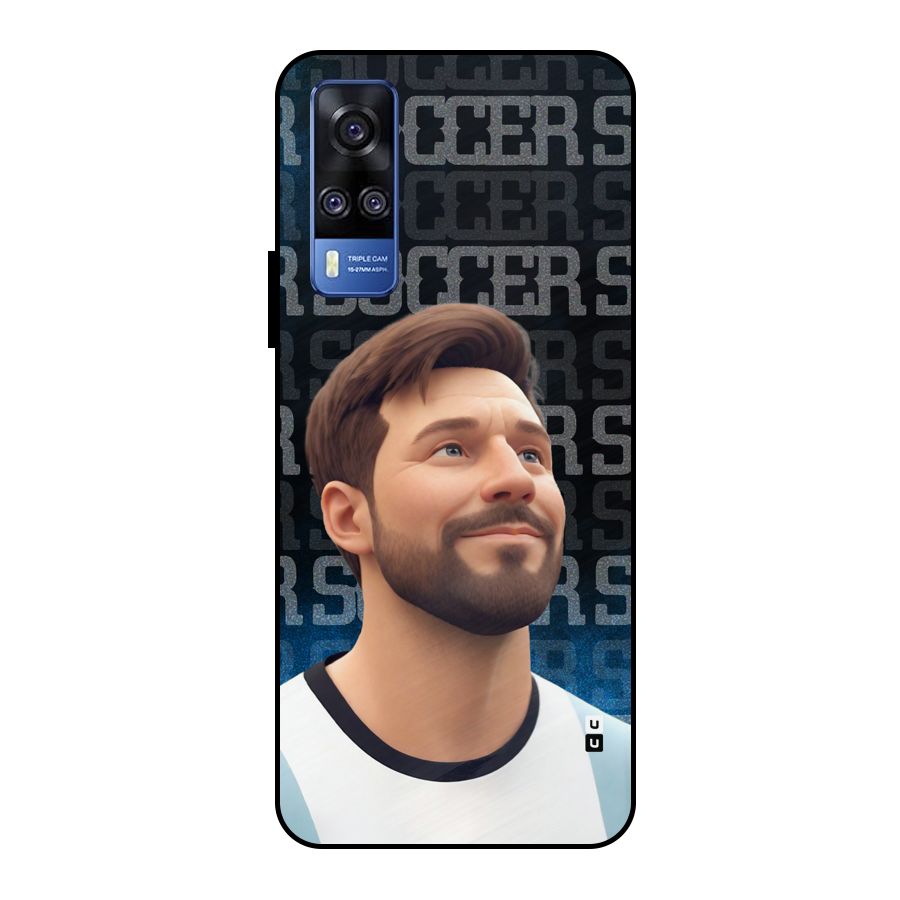 Soccer Star Smiles Metal Back Case for Vivo Y51