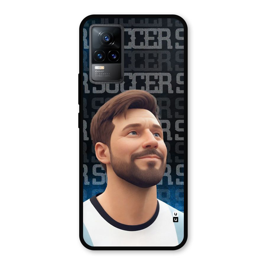 Soccer Star Smiles Metal Back Case for Vivo Y73