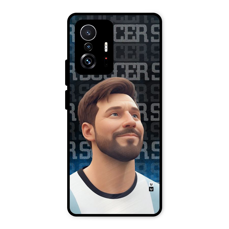 Soccer Star Smiles Metal Back Case for Xiaomi 11T Pro