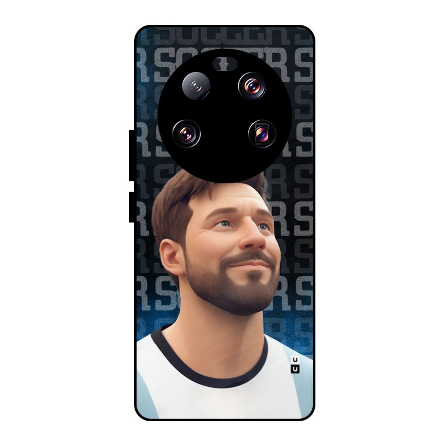 Soccer Star Smiles Metal Back Case for Xiaomi 13 Ultra