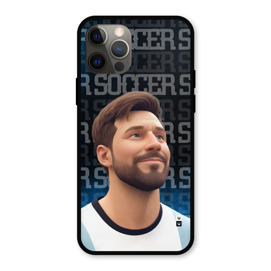 Soccer Star Smiles Metal Back Case for iPhone 12 Pro