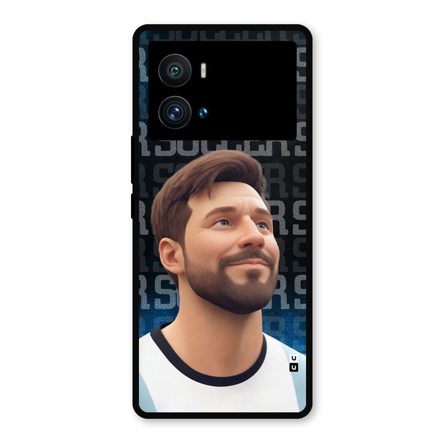 Soccer Star Smiles Metal Back Case for iQOO 9 Pro