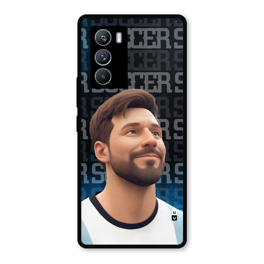 Soccer Star Smiles Metal Back Case for iQOO 9 SE