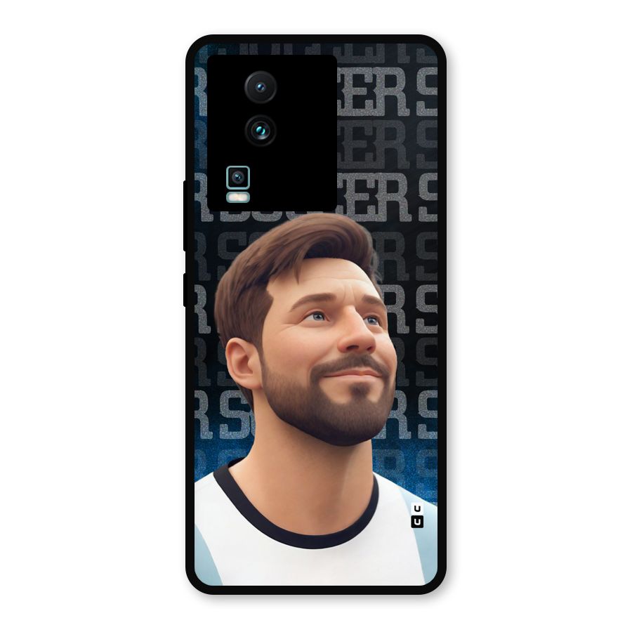 Soccer Star Smiles Metal Back Case for iQOO Neo 7 Pro