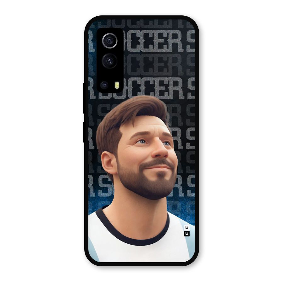 Soccer Star Smiles Metal Back Case for iQOO Z3