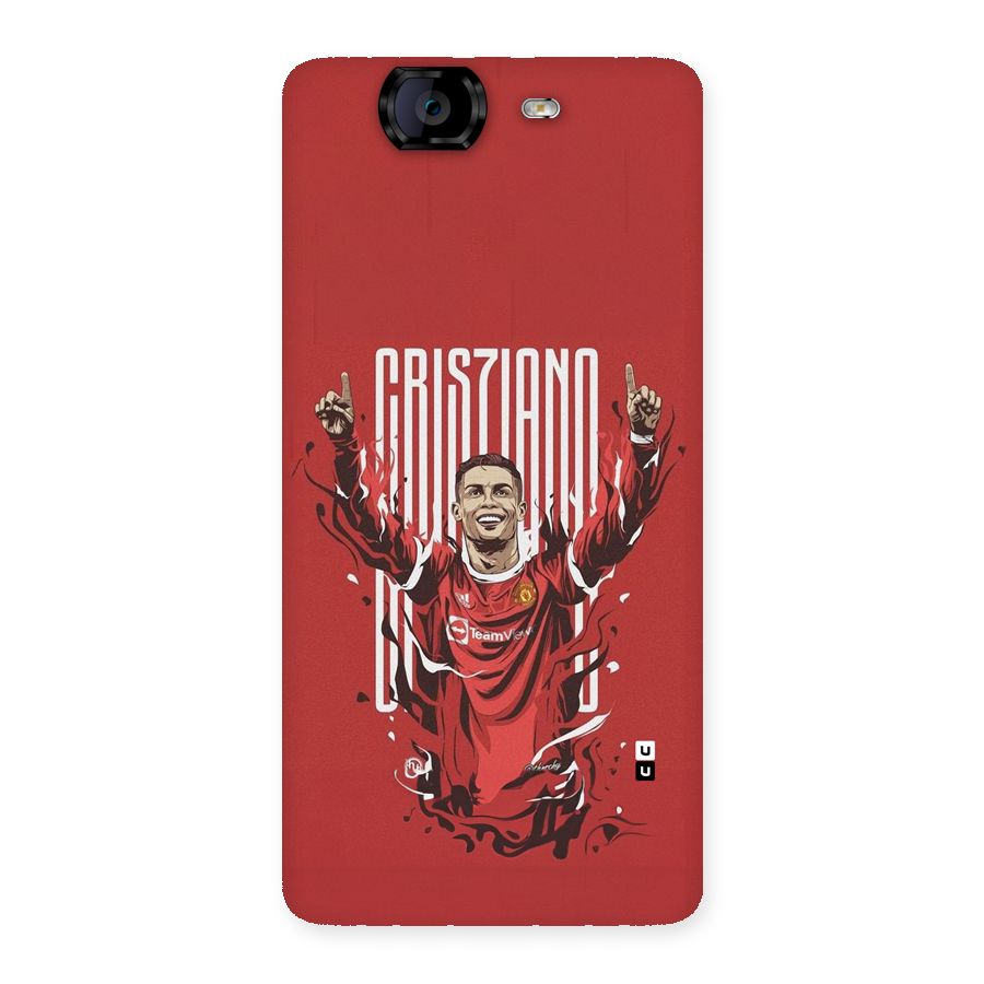 Soccer Star Victory Back Case for Canvas Knight A350