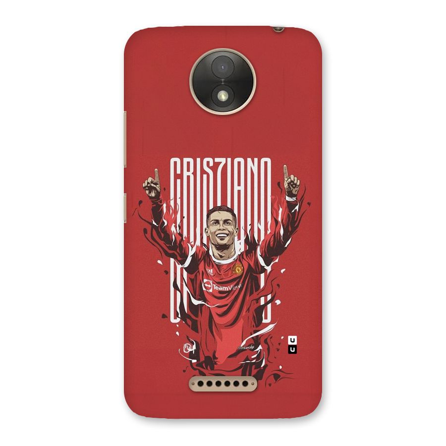 Soccer Star Victory Back Case for Moto C Plus