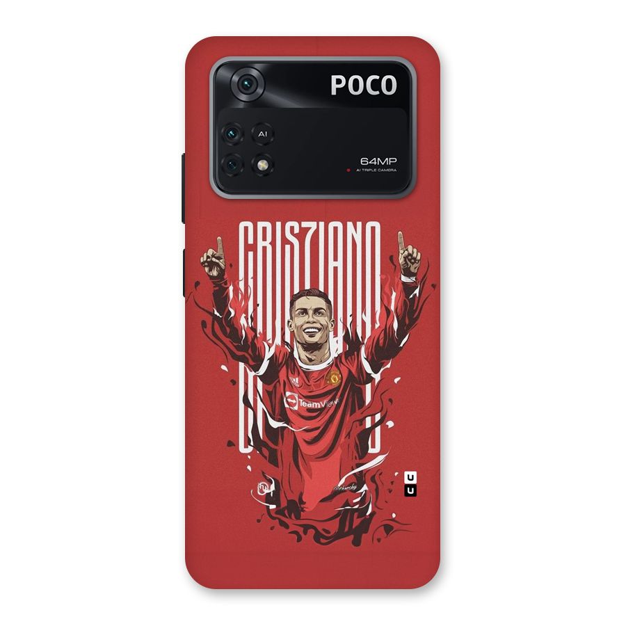 Soccer Star Victory Back Case for Poco M4 Pro 4G