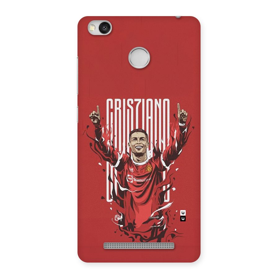 Soccer Star Victory Back Case for Redmi 3S Prime