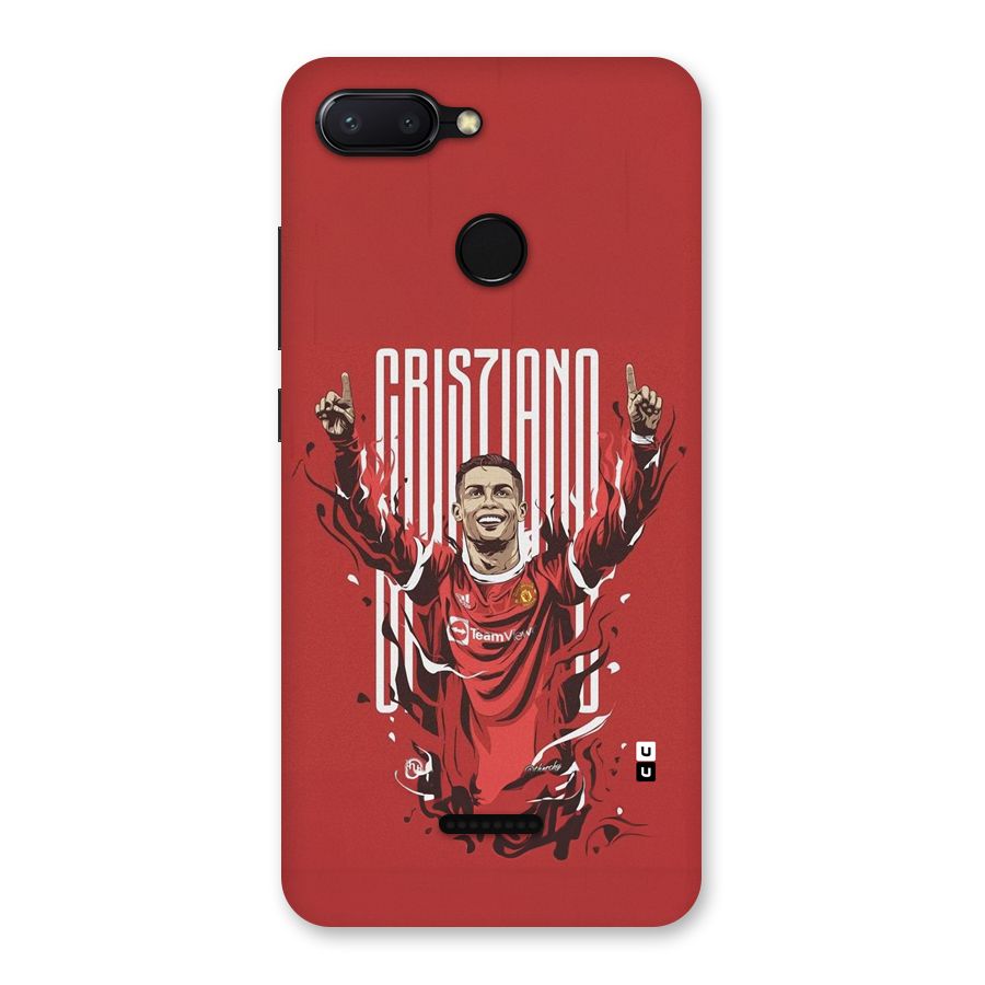 Soccer Star Victory Back Case for Redmi 6
