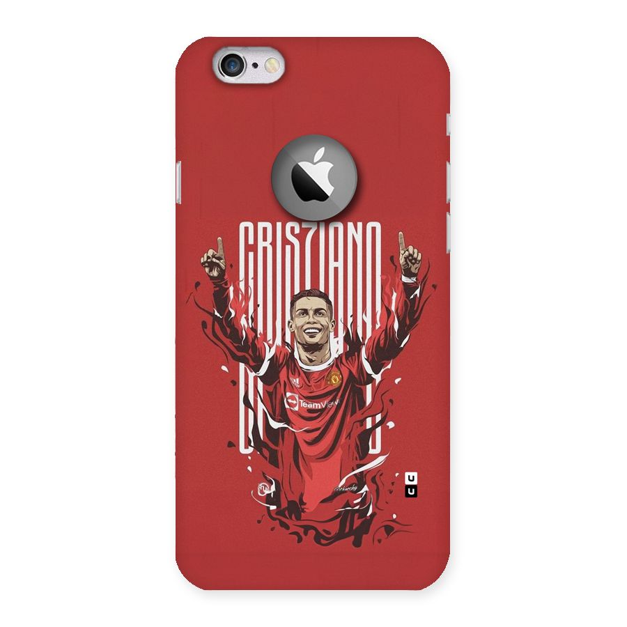 Soccer Star Victory Back Case for iPhone 6 Logo Cut