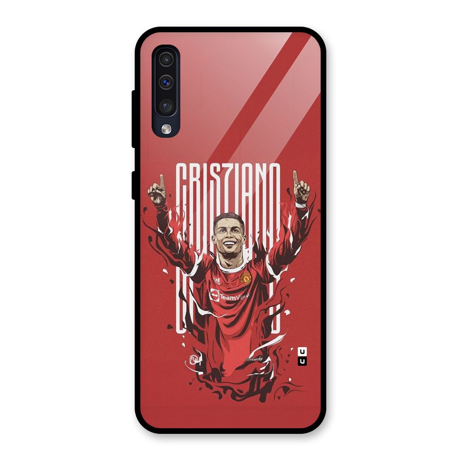 Soccer Star Victory Glass Back Case for Galaxy A30s