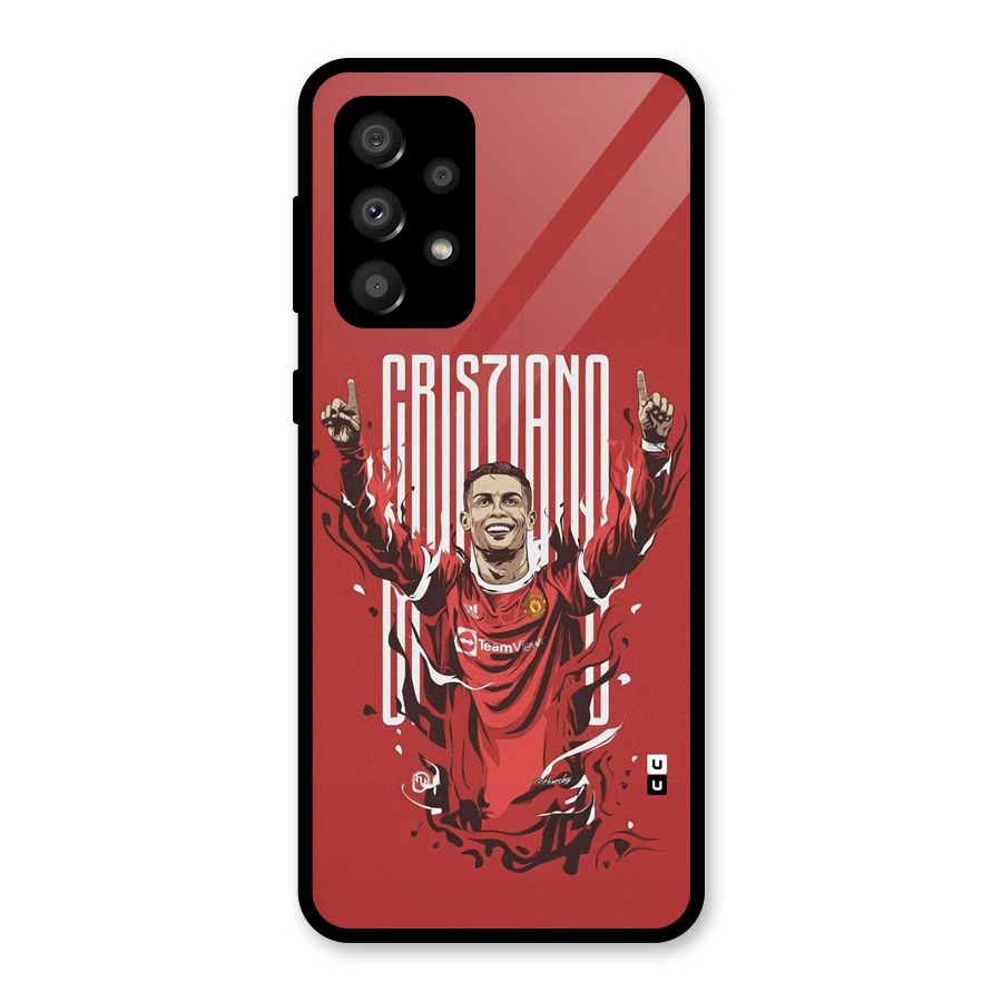 Soccer Star Victory Glass Back Case for Galaxy A32