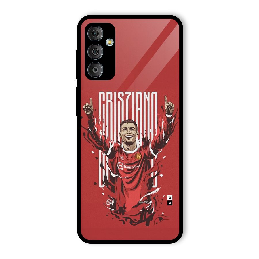 Soccer Star Victory Glass Back Case for Galaxy F23