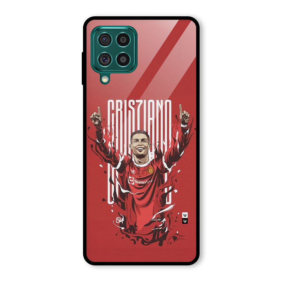 Soccer Star Victory Glass Back Case for Galaxy F62
