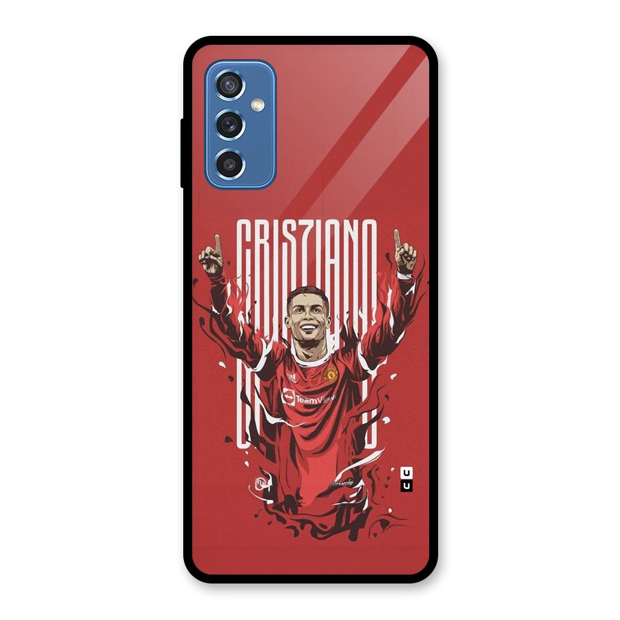Soccer Star Victory Glass Back Case for Galaxy M52 5G