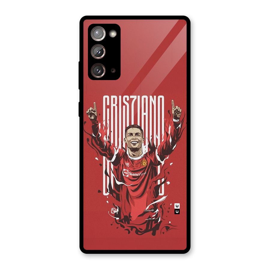Soccer Star Victory Glass Back Case for Galaxy Note 20