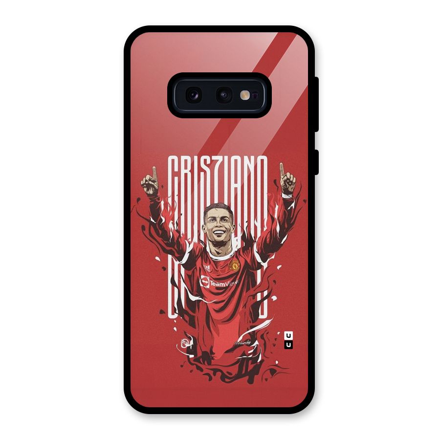 Soccer Star Victory Glass Back Case for Galaxy S10e