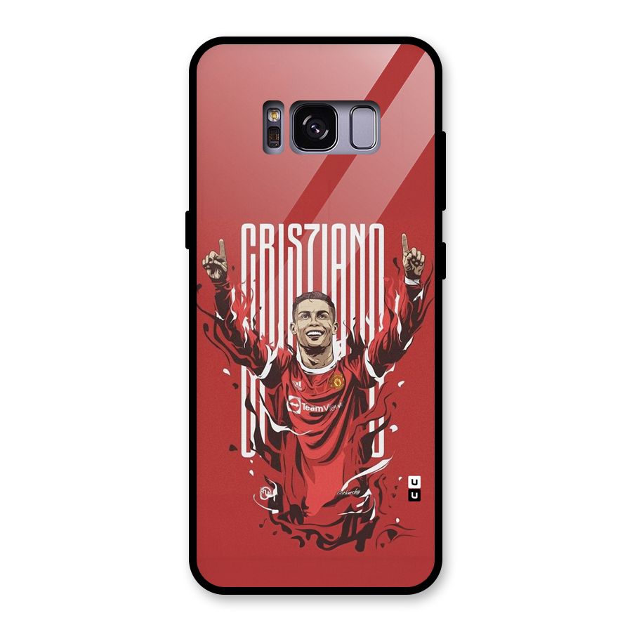 Soccer Star Victory Glass Back Case for Galaxy S8