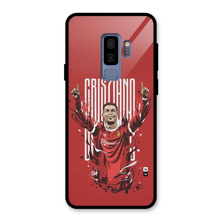 Soccer Star Victory Glass Back Case for Galaxy S9 Plus