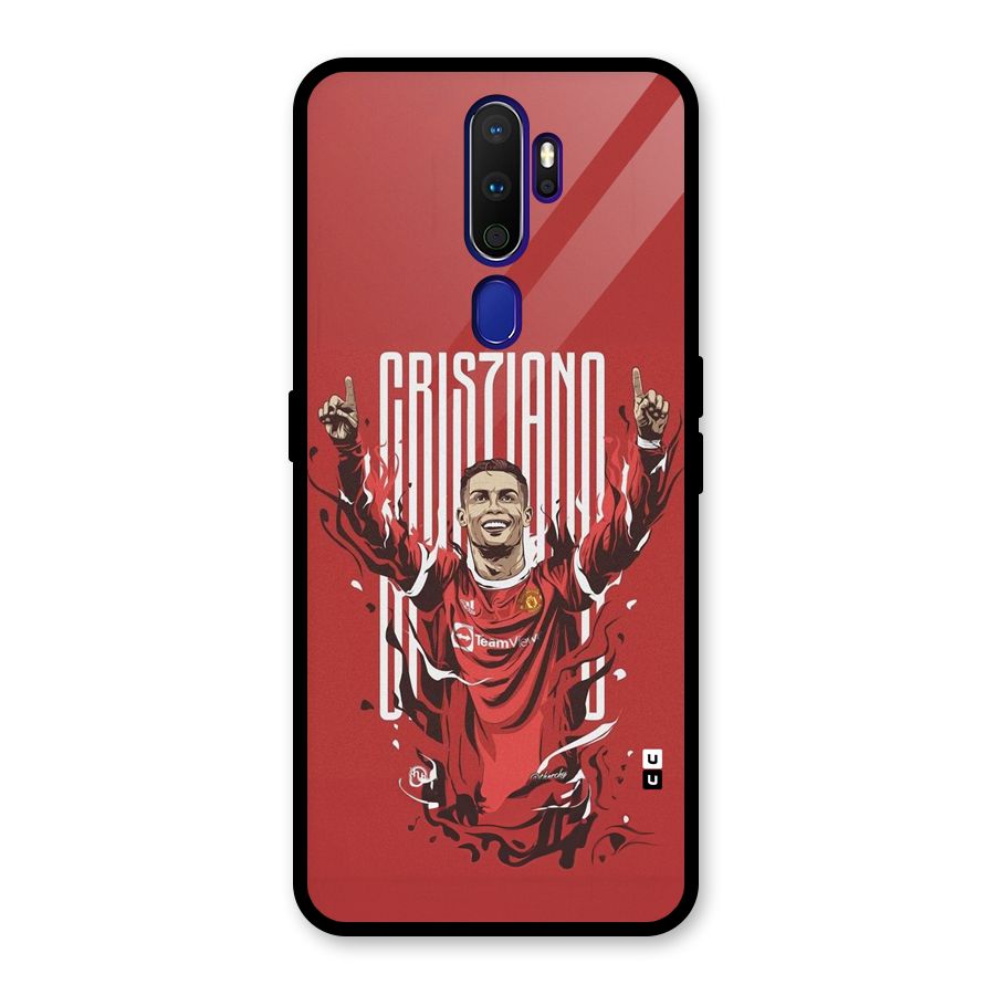Soccer Star Victory Glass Back Case for Oppo A9 (2020)