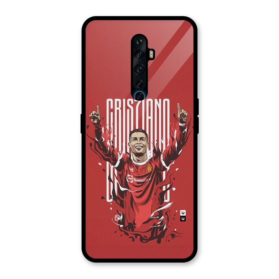 Soccer Star Victory Glass Back Case for Oppo Reno2 Z