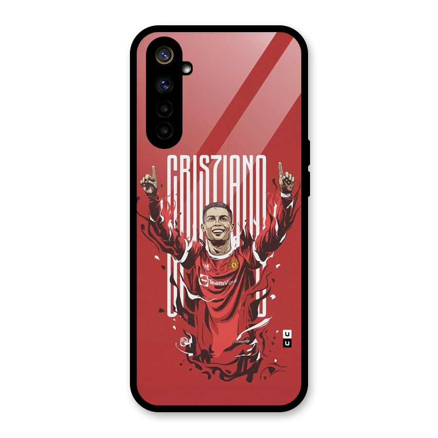 Soccer Star Victory Glass Back Case for Realme 6