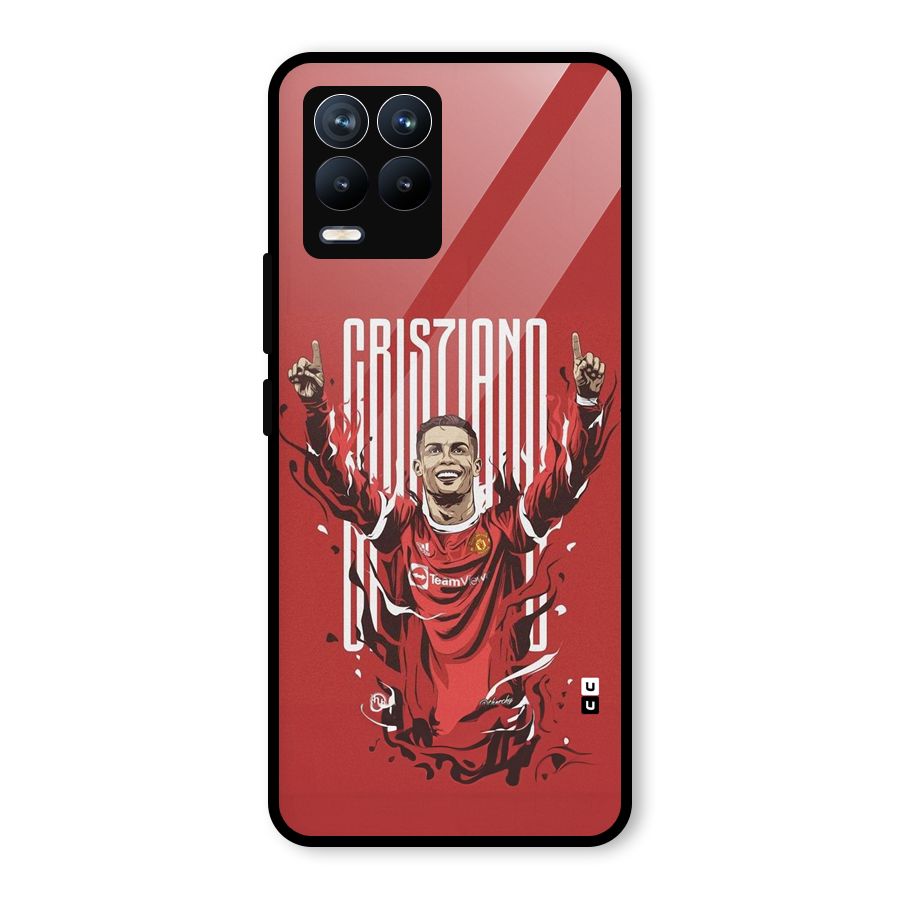 Soccer Star Victory Glass Back Case for Realme 8 Pro