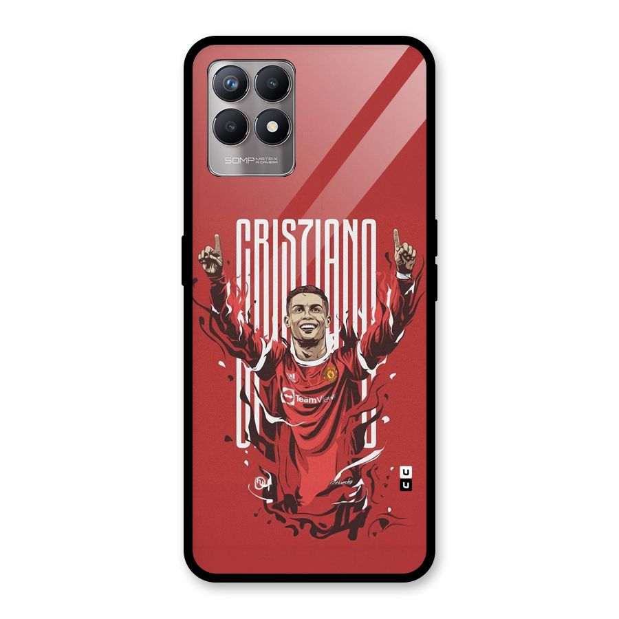 Soccer Star Victory Glass Back Case for Realme 8i