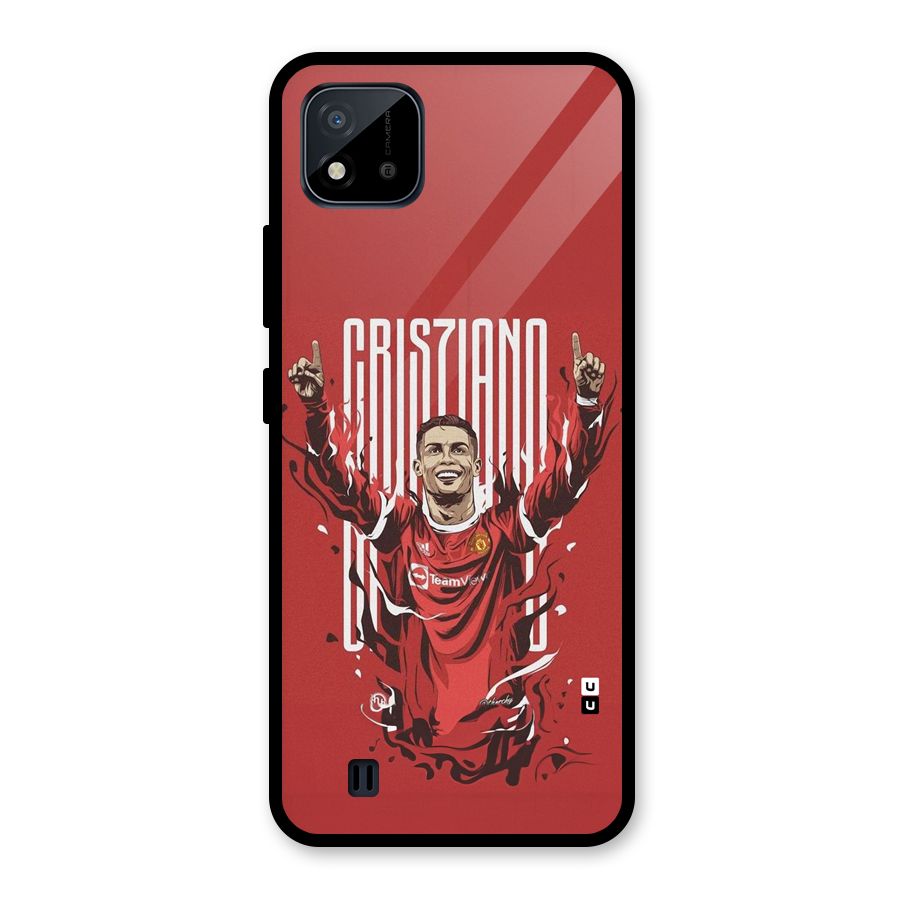 Soccer Star Victory Glass Back Case for Realme C11 2021
