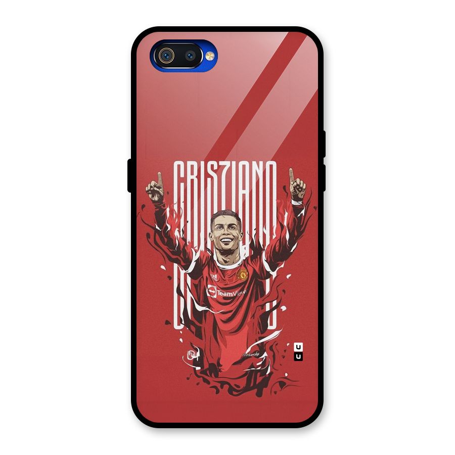 Soccer Star Victory Glass Back Case for Realme C2