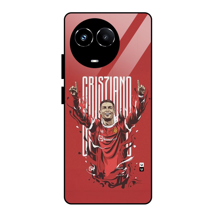 Soccer Star Victory Glass Back Case for Realme Narzo 60X