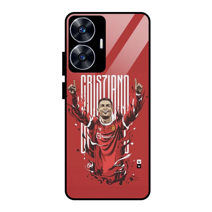 Soccer Star Victory Glass Back Case for Realme Narzo N55