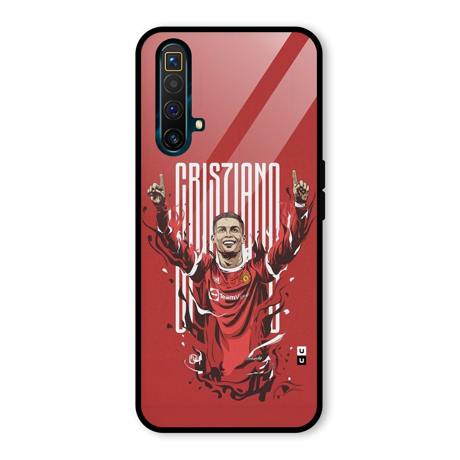 Soccer Star Victory Glass Back Case for Realme X3