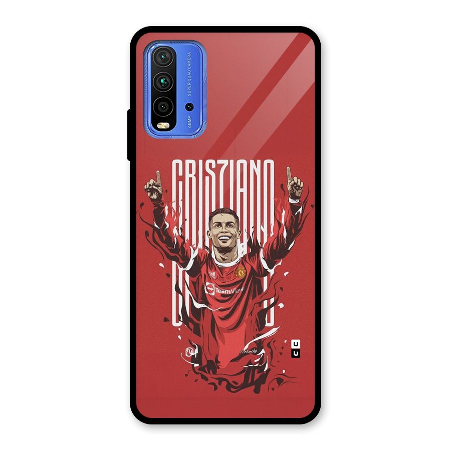 Soccer Star Victory Glass Back Case for Redmi 9 Power