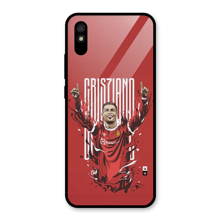 Soccer Star Victory Glass Back Case for Redmi 9i