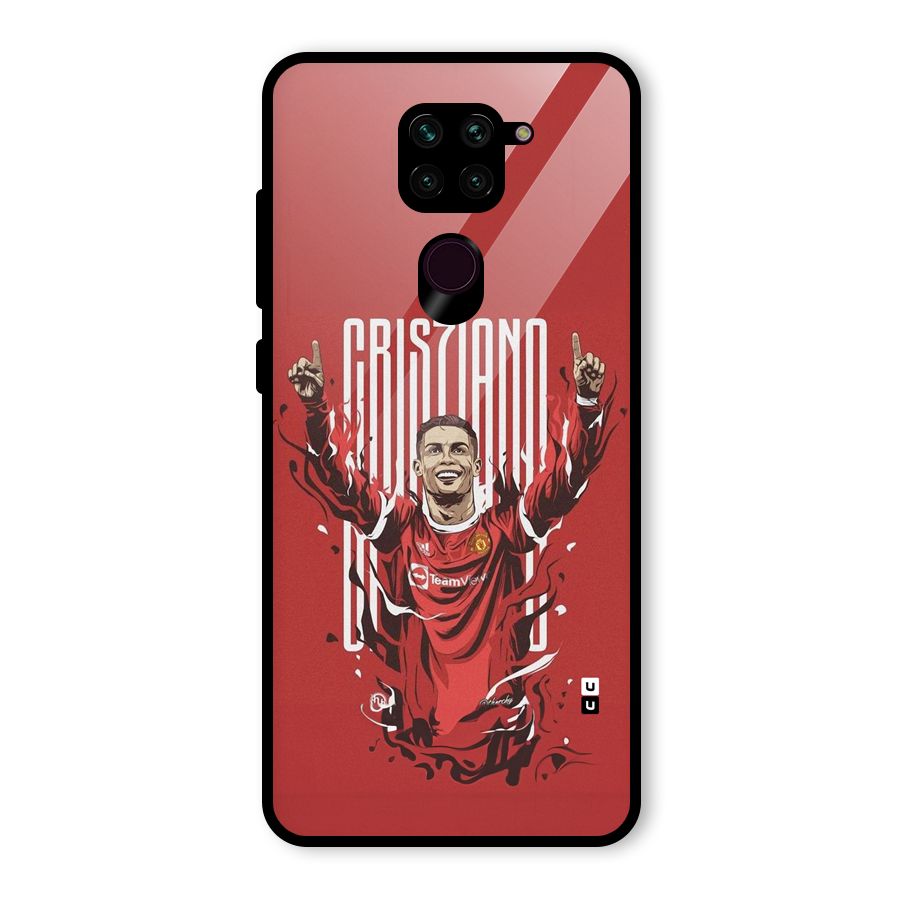 Soccer Star Victory Glass Back Case for Redmi Note 9