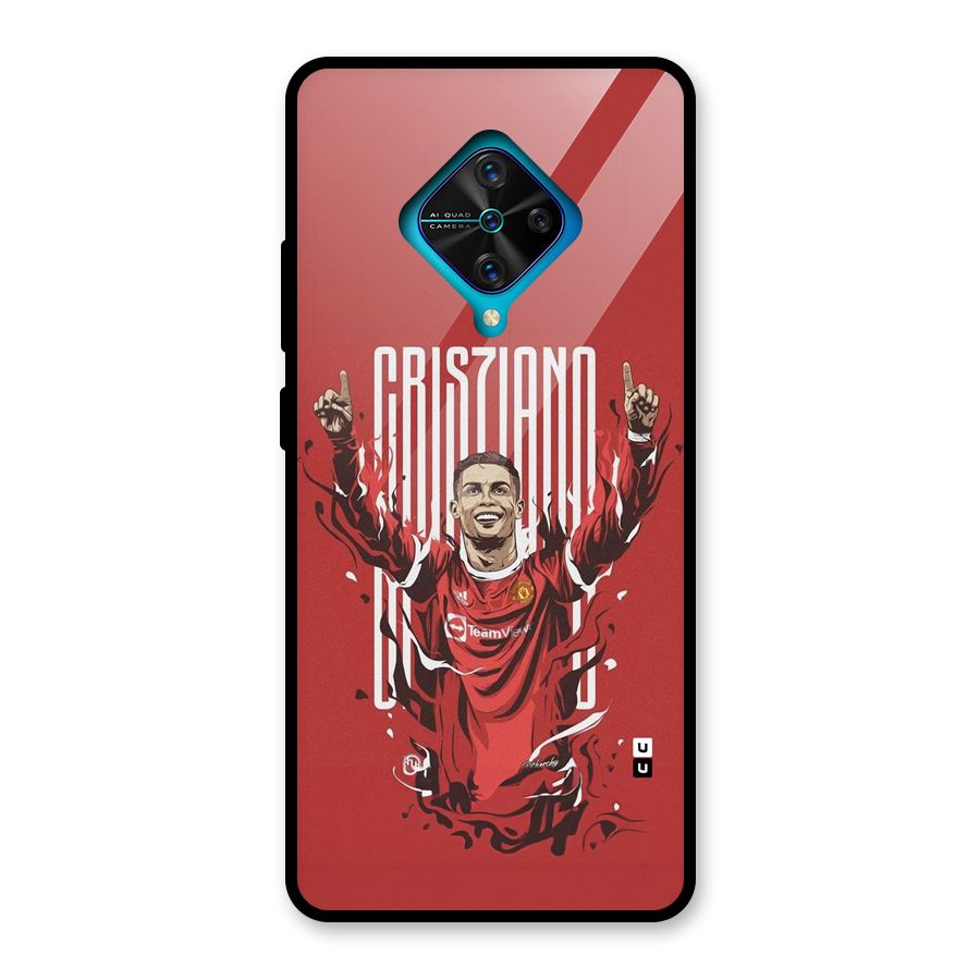 Soccer Star Victory Glass Back Case for Vivo S1 Pro