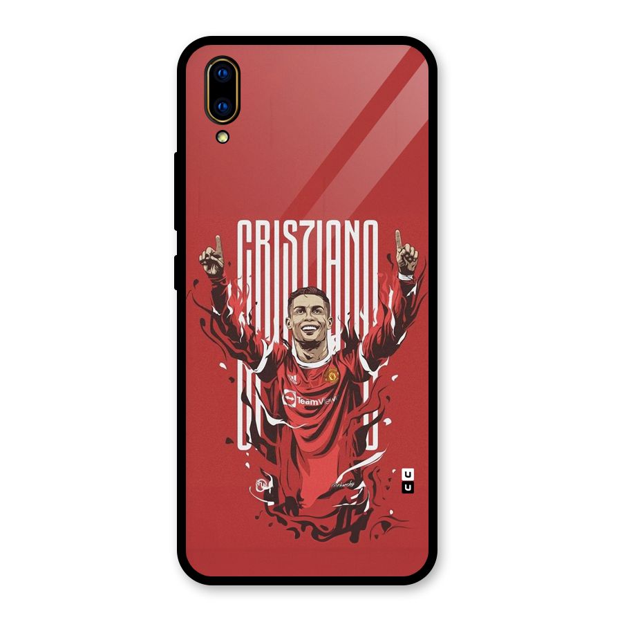 Soccer Star Victory Glass Back Case for Vivo V11 Pro