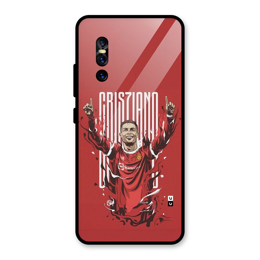 Soccer Star Victory Glass Back Case for Vivo V15 Pro