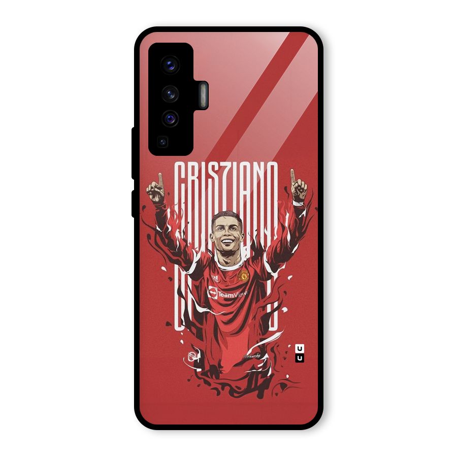Soccer Star Victory Glass Back Case for Vivo X50
