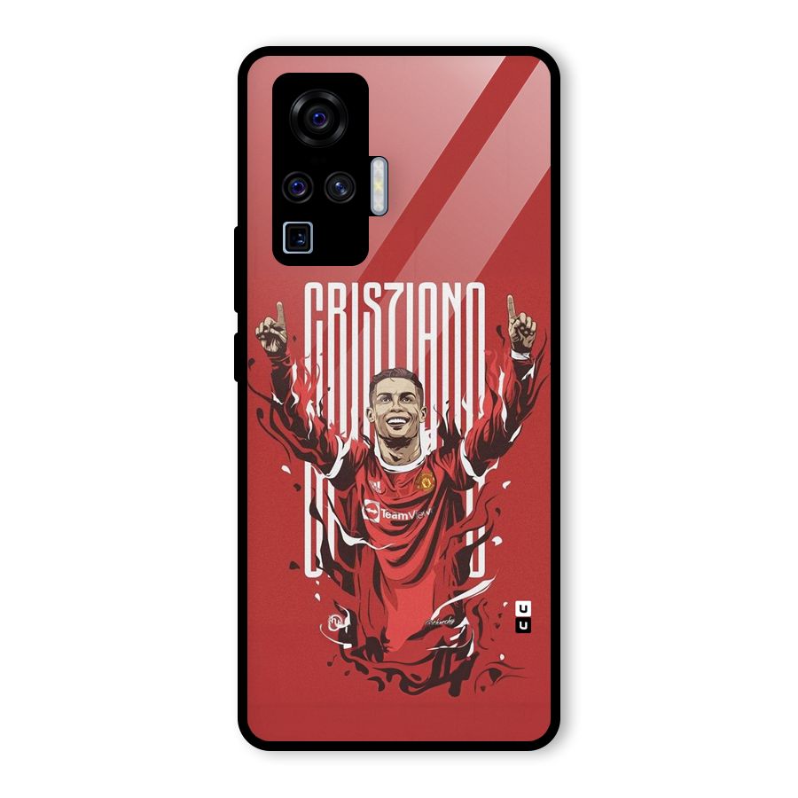 Soccer Star Victory Glass Back Case for Vivo X50 Pro