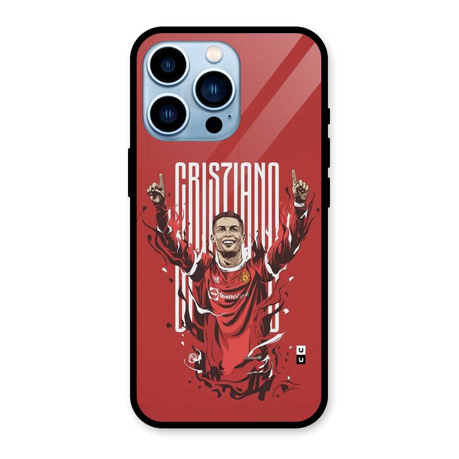Soccer Star Victory Glass Back Case for iPhone 13 Pro