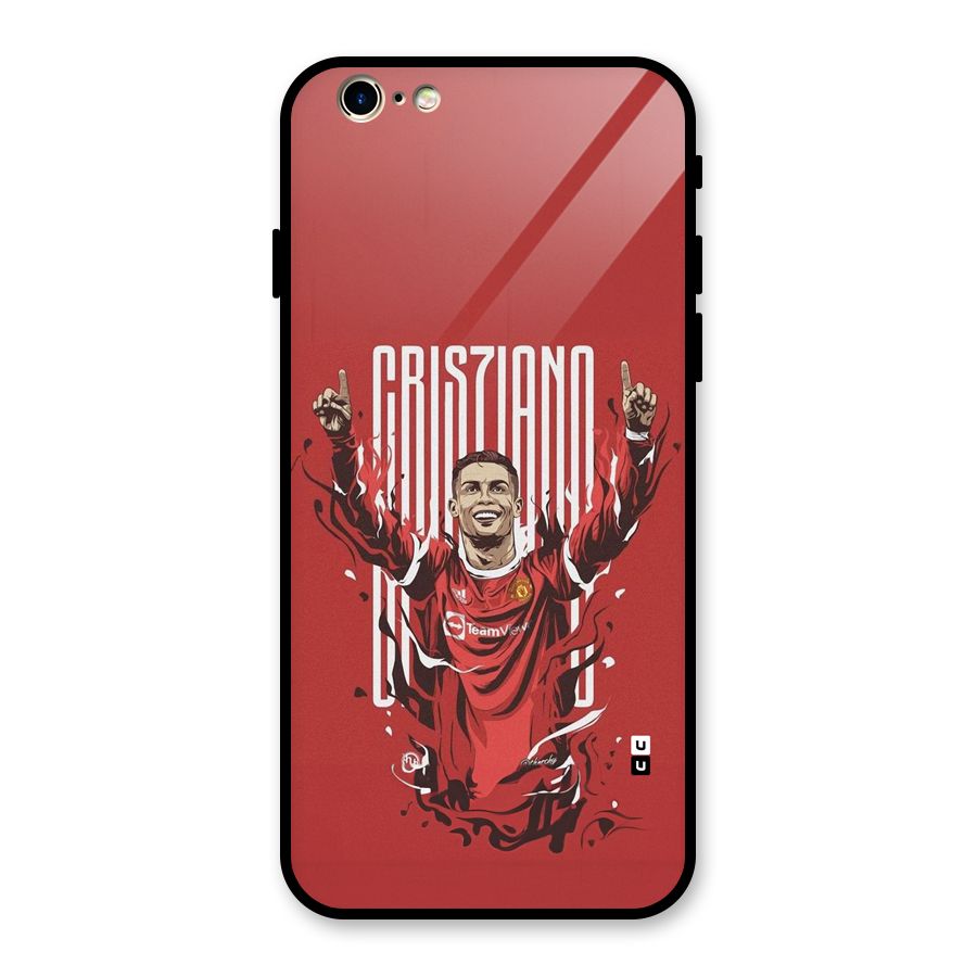 Soccer Star Victory Glass Back Case for iPhone 6 6S