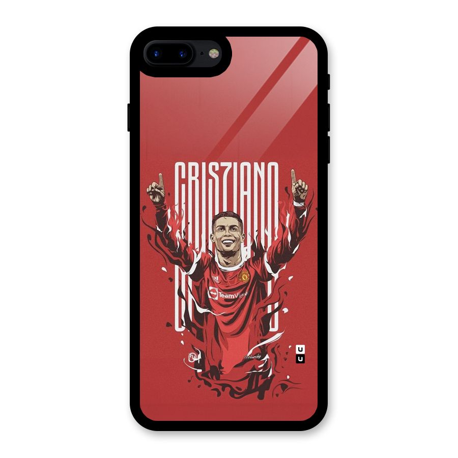 Soccer Star Victory Glass Back Case for iPhone 7 Plus