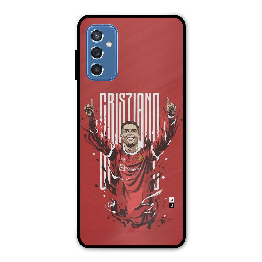 Soccer Star Victory Metal Back Case for Galaxy M52 5G