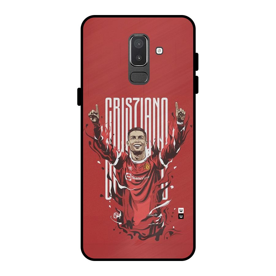 Soccer Star Victory Metal Back Case for Galaxy On8 (2018)