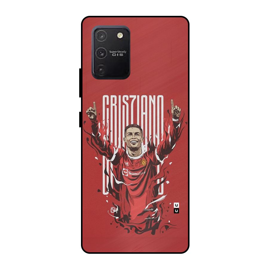 Soccer Star Victory Metal Back Case for Galaxy S10 Lite
