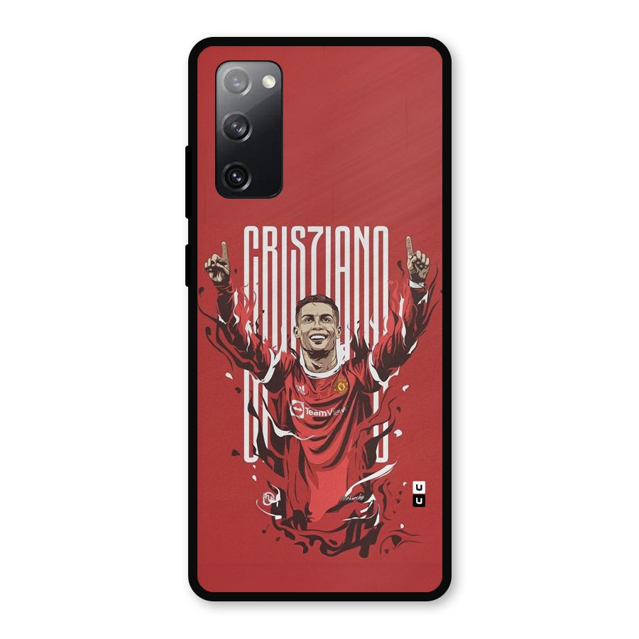 Soccer Star Victory Metal Back Case for Galaxy S20 FE