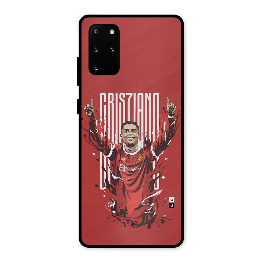 Soccer Star Victory Metal Back Case for Galaxy S20 Plus